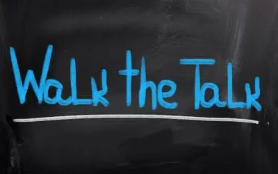 Culture change: talking the walk